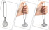 Silver 8 Inch Stainless Steel Spring Whisk - Mini French Coil Whisk for Stirring, Baking, Cooking