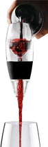 Vinturi Red Wine Aerator Includes Base, Enhanced Flavors with Smoother Finish, Black
