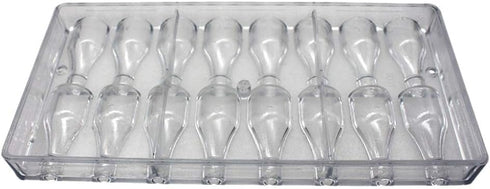 Goldbaking Poly-carbonate Chocolate Mold, Bottle Shaped Candy Mould, Hard PC Chocolate Molds