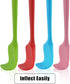 Silicone Spatulas, 10.6 inch Heat Resistant Rubber Spoon Spatula, Non-Stick Baking Mixing Tool (4 Pcs)