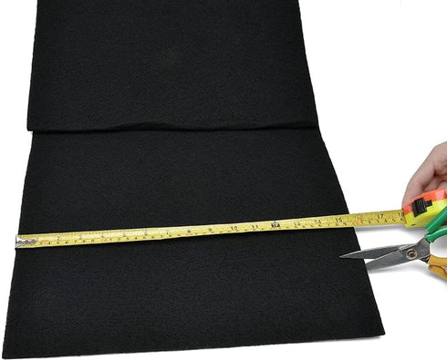 Carbon Fabric Filter Replacement, Cut To Fit Charcoal Hepa AC Vent Filter, Activated Carbon Air Filter Fabric Sheet 16
