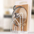 SUNFCON Cutting Board Rack, Chopping Board Organizer, Pot Pan Lids Holder, Sturdy Metal Kitchen Stand