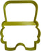 School Bus Cookie Cutter, 1 Piece, Yellow, Made in USA