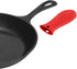 Silicone Cast Iron Potholder Set, Hot Handle Holder with 2 Pan Scrapers & Silicone Hot Pad