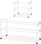 Expandable Shoe Rack for Closet Adjustable Metal Shoe Rack for Entryway 18.5"-33"