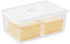Vellsenne Sliced Cheese Container with Time Recording - Block Cheeses Storage Container for