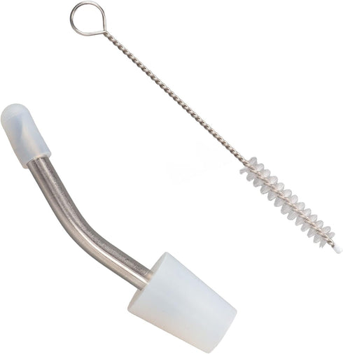 Stainless Steel Extended Kettle Spout - 10cm Brush, Coffee Kettle Spout for Home Kitchen Outdoor Use