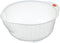 Inomata 0800 Acrylic Wash Bowl, 8-Inch, Clear for Japanese Vegetable Fruit Rice