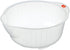 Inomata 0800 Acrylic Wash Bowl, 8-Inch, Clear for Japanese Vegetable Fruit Rice
