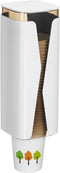 Cup Dispenser, Wall Mounted Mouthwash Cup Dispenser Fit 3oz-6oz Disposable Cups, Pull
