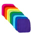 Gina's Soft Cloth Shop Washable Flannel Napkins 8x8, Rainbow 10 Pack, Proudly Made in the USA!