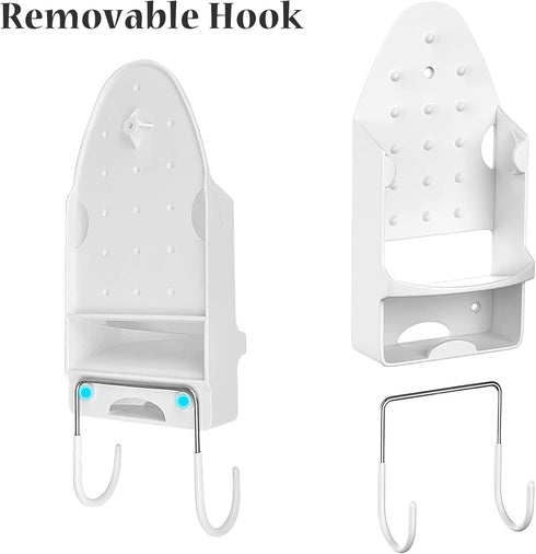 Wall Mounted Ironing Board Rack, Electric Iron Holder, Household Bathroom Shelf for Space Saving