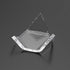 Hipiwe 5 Packs Acrylic Triangle Display Holder, Clear Plastic Easel Stands for Geodes, Rock, Mineral, Agate, Fossil,