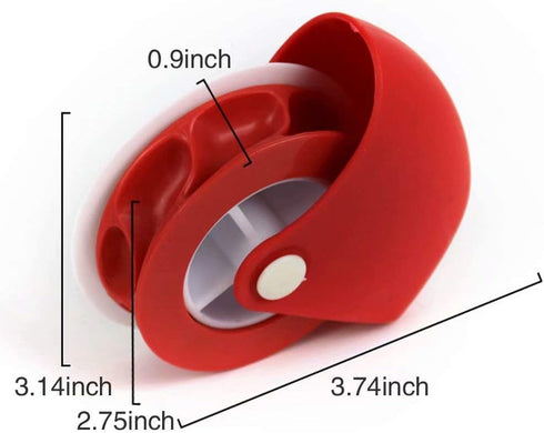 Pastry Wheel Decorator and Cutter, Set of 2 for Beautiful Pie Crust