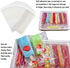 Miaowoof Homemade Popsicle Molds, Silicone Ice Popsicle Maker Non-BPA, with 50 Sticks, 50 Bags, and Storage Container