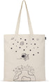 Ecoright Canvas Reusable Cotton Tote Bag for Women, School, Grocery, Shopping, Beach