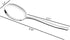 Quickquick 8 Pieces Large Stainless Steel Buffet Serving Spoon for Easy Serving