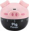 Cute Cartoon Pig Kitchen Timer, Mechanical Cooking Timer for Home Decor and Cooking Timing Tool