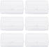 BATTIPAW 6PCS Hair Tie Organizer, Transparent Mini Storage Box, Clear Plastic Container for Home & Office