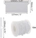 Vertical Blind Bottom Weights Accessories Repair Kit with 10M Chain and Connector Plastic DIY Replacement/Vertical Blind Accessories and Top Hangers (5" (127mm)) by Auto-plaza