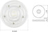 TamBee 2PC 4Inch Acrylic Lazy Susan Turntable Organizer, Revolving Display Base for Spice Rack, Kitchen Pantry