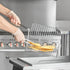 OCS Parts Pro Chef Series 2 Level Fryer Basket, 12 1/2" x 6 5/8" Nickel-Plated Steel with Front and Left Hook