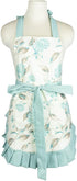NEOVIVA Floral Cotton Kitchen Aprons for Women with Pockets