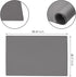 23.6'' by 15.7'' Flexible Silicone Placemat, Non-Slip, Waterproof, Heat Resistant, Grey, 1 pcs