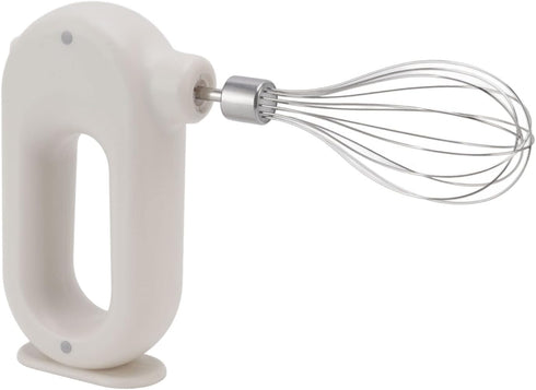 Electric Hand Mixer Elliptical Frother Eggbeater Automatic Foam Maker Double Stick Beer Frother for Household, Wynboop Mini Household Cordless Electric Hand Mixer (White), #813 by gernie