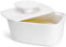 Sweese Extra Large Butter Dish with Lid, 6.2" Porcelain Butter Keeper Container