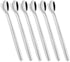 AOOSY Long Handle Spoon, 9-inch Ice Tea Spoon, Premium 18/10 Stainless Steel, Set of 6