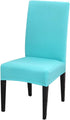 2 Pack Dining Chair Covers, Stretch Spandex Removable Washable Protector Chair Slipcovers for Dining Room Kitchen (Sky