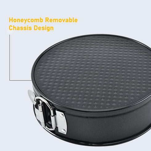 Tellshun 10 Inch Springform Pan, Round Leakproof Nonstick Baking Mold with Removable Bottom for Cake, Cheesecakes, Pizza