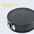 Tellshun 10 Inch Springform Pan, Round Leakproof Nonstick Baking Mold with Removable Bottom for Cake, Cheesecakes, Pizza