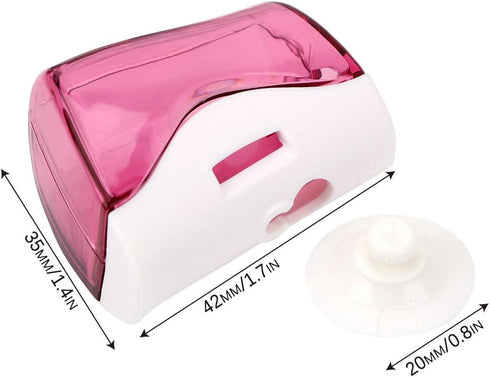Toothbrush Holder Case with Suction Cup, 3 Pcs Wall Holder with Cover for Kids and Adults