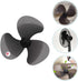 LIFKOME 16 Plastic Fan Blade Leaves, Universal Household Standing Fan Replacement Part with Nut Cover