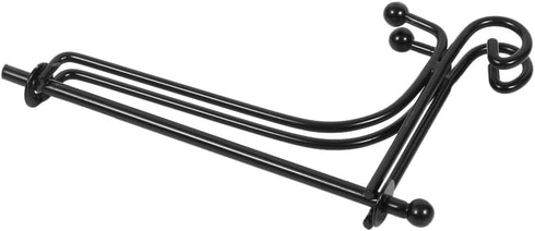Health Gear 1 pcs Black Plate Stands for Display, 4" - 12" Easel for Bowls, Pictures, Books (6 Inch)