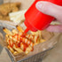 TrueCraftware 12 oz Set 12- - Red Squeeze Condiment Dispensing Bottles of Plastic Squeeze Bottle For Sauces Spreads