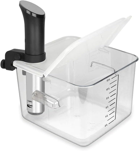 EVERIE Collapsible Hinged Lid for Anova Nano 750w, 800w, 900w, 1000w and Rubbermaid Container 12, 18, 22 Quart