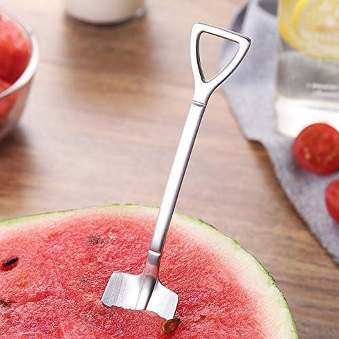 SZLFSX 10 Pack 6 inch Dessert Spoon Shovel Shape Stainless Steel Spoons Ice Cream Fruit Spoon for Home Kitchen