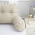 A Nice Night Faux Leather Reading Pillow for All Season,Wedge Bedrest Pillow Backrest with Arms Back Support