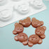 6 Cavity Bear Silicone Chocolate Mold for DIY Cake, Ice Cubes, Pastry, Biscuit, Manual Baking Accessories