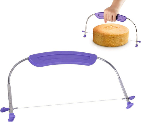 WAFJAMF Adjustable Cake Leveler Cutter, Professional Cake Slicer for Leveling Tops, Suitable for 10 Inch Cake,