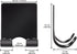 304 (2+2 Pack) Diesisa Razor Holder Stainless Steel for Shower + Adhesive Sticky Heavy Duty Waterproof Wall Hooks