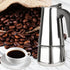 2 Cup/100ml Stainless Steel Moka Espresso Latte Pot, Stove Top Coffee Maker