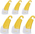 6Pcs Oil-Proof Silicone Pan Scraper, Cleaning Scraper, Non Stick Kitchen Utensil for Dish Cleaning