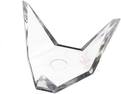 OnFireGuy 12 Pack 1.25 inch Triangle Display Stands for Minerals, Fossils, Geodes