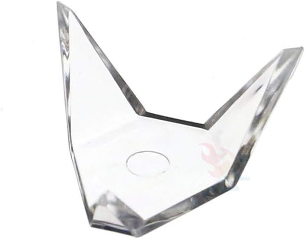 OnFireGuy 12 Pack 1.25 inch Triangle Display Stands for Minerals, Fossils, Geodes