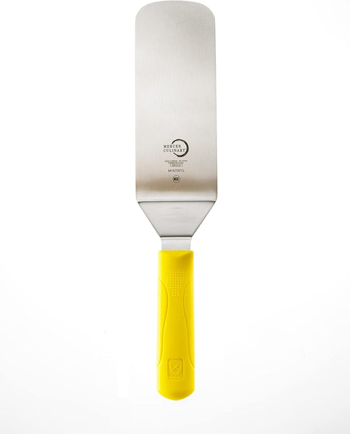Mercer Culinary Millennia Turner | 8 Inch x 3 Inch Blade, Yellow Handle