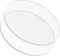 PREMIUM 6" Buttercream Cake Discs - Clear Acrylic Plastic Round Set of 2 for Serving Bake Goods Displays